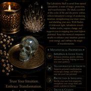 Crystal Skull Carving – Hand-Carved Natural Gemstone Skull
