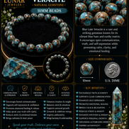Lake Blue Variscite Bracelet – 7.5