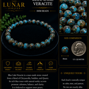 Lake Blue Variscite Bracelet – 7.5