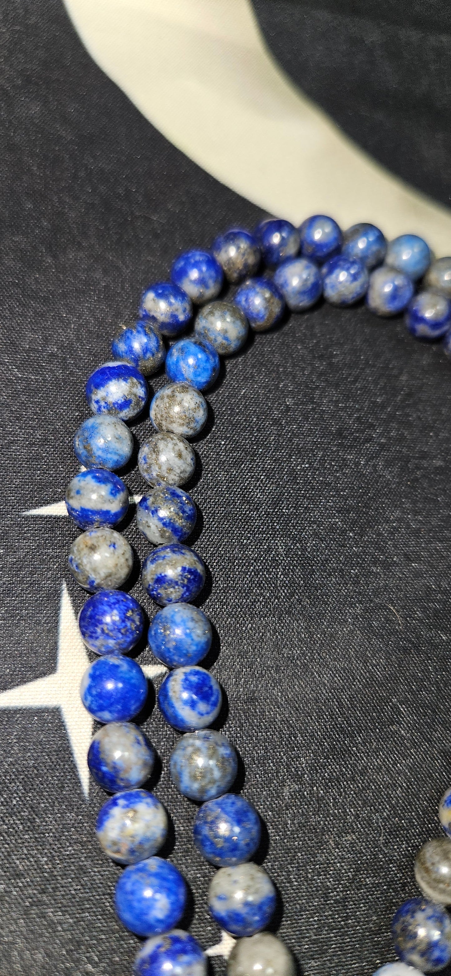Lapis Lazuli Necklace with Raw Sodalite pendant