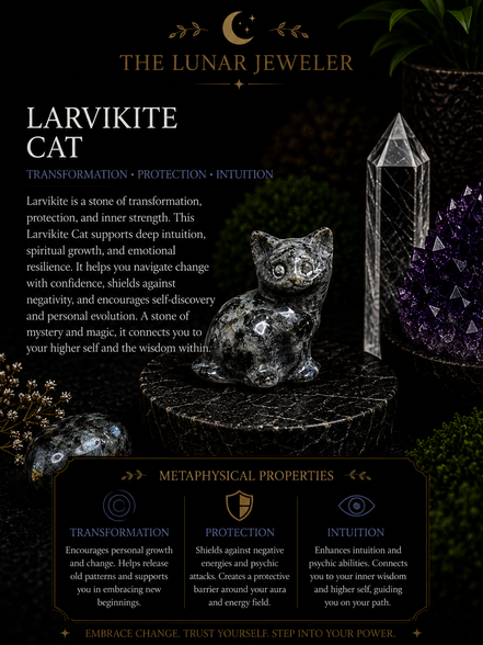 Hand-Carved Crystal Cats – Natural Gemstone Cat Carvings