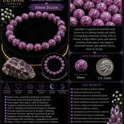 Lepidolite Bracelet – 7.5