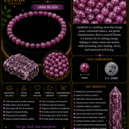Lepidolite Bracelet – 7.5