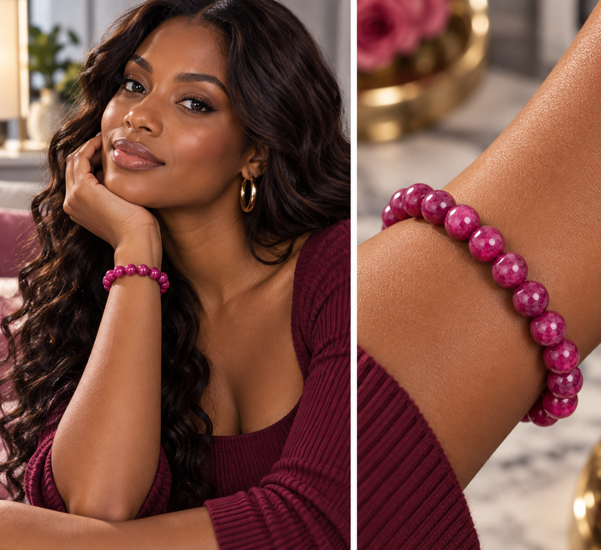 Lepidolite Bracelet – 7.5