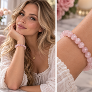 Madagascar Rose Quartz Bracelet – 7.5