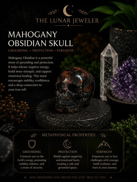 Crystal Skull Carving – Hand-Carved Natural Gemstone Skull