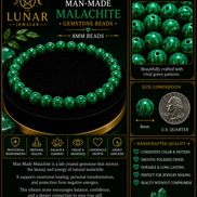 Malachite Bracelet – 7.5