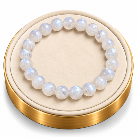 Moonstone Bracelet – 7.5" Elastic Bracelet