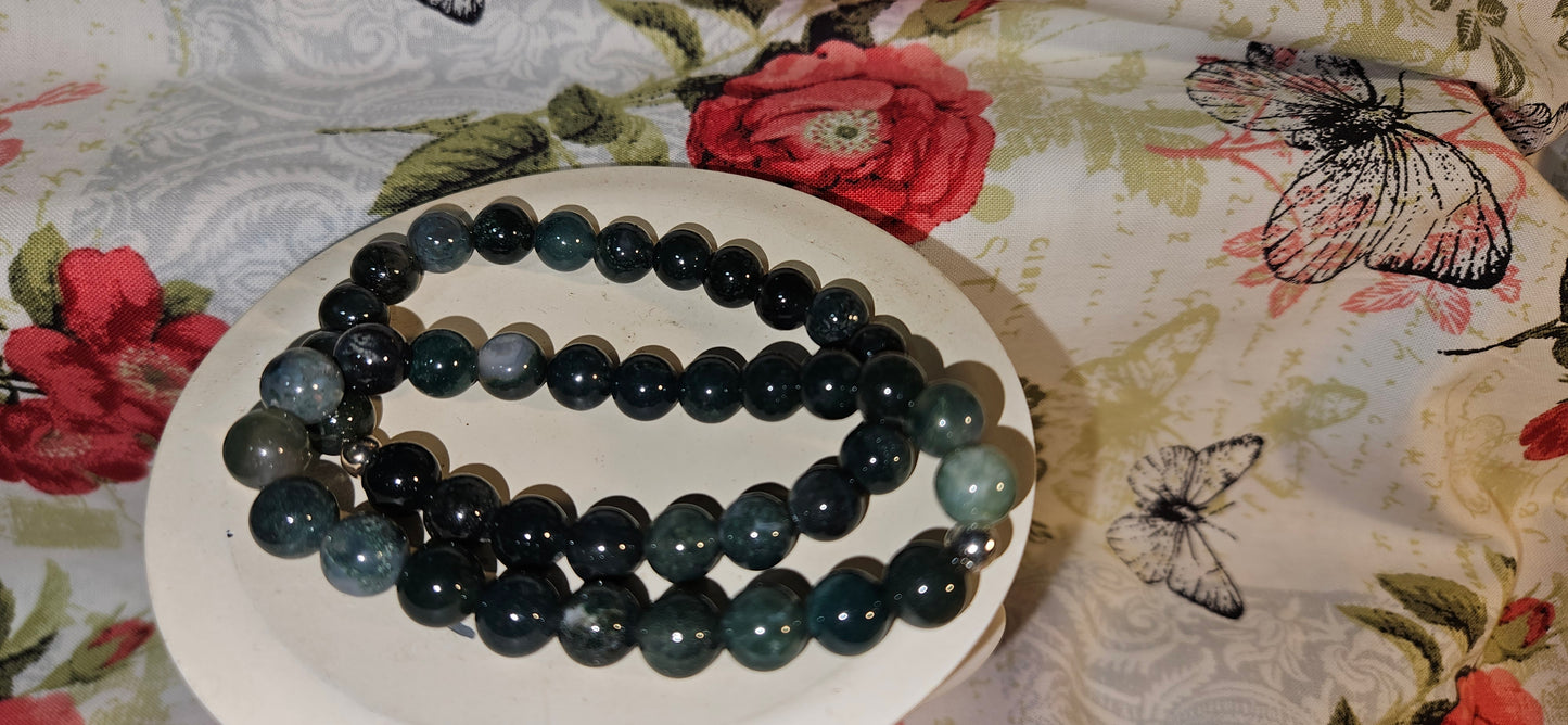 Moss Agate Bracelet