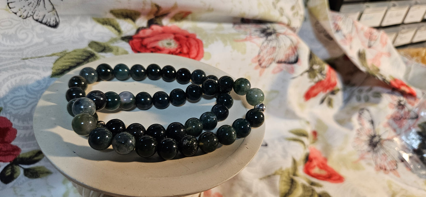 Moss Agate Bracelet