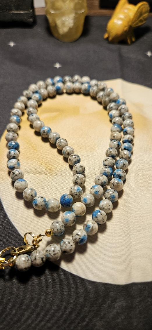 K2 Raindrop Azurite Necklace