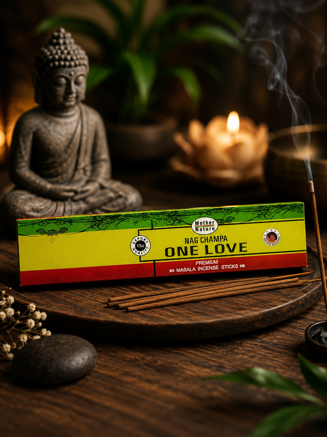 One Love Nag Champa Incense | Premium Masala Incense