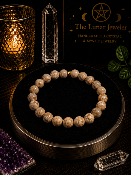 Oolite Jasper Bracelet – 7.5" Elastic Bracelet