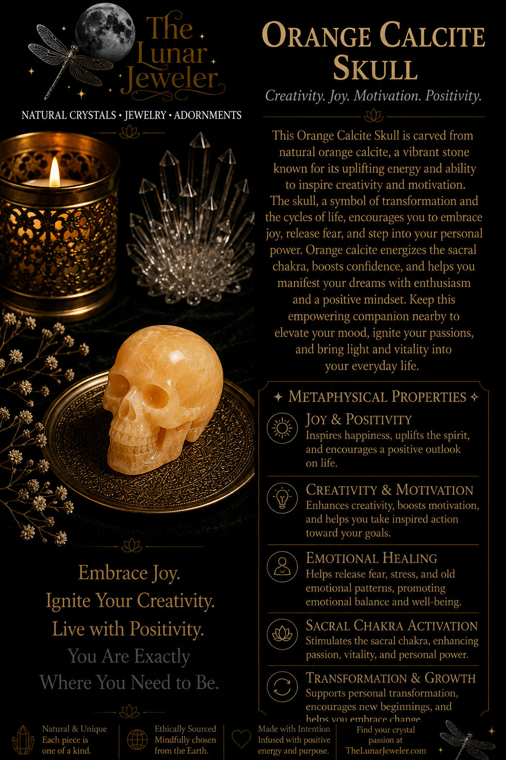 Crystal Skull Carving – Hand-Carved Natural Gemstone Skull