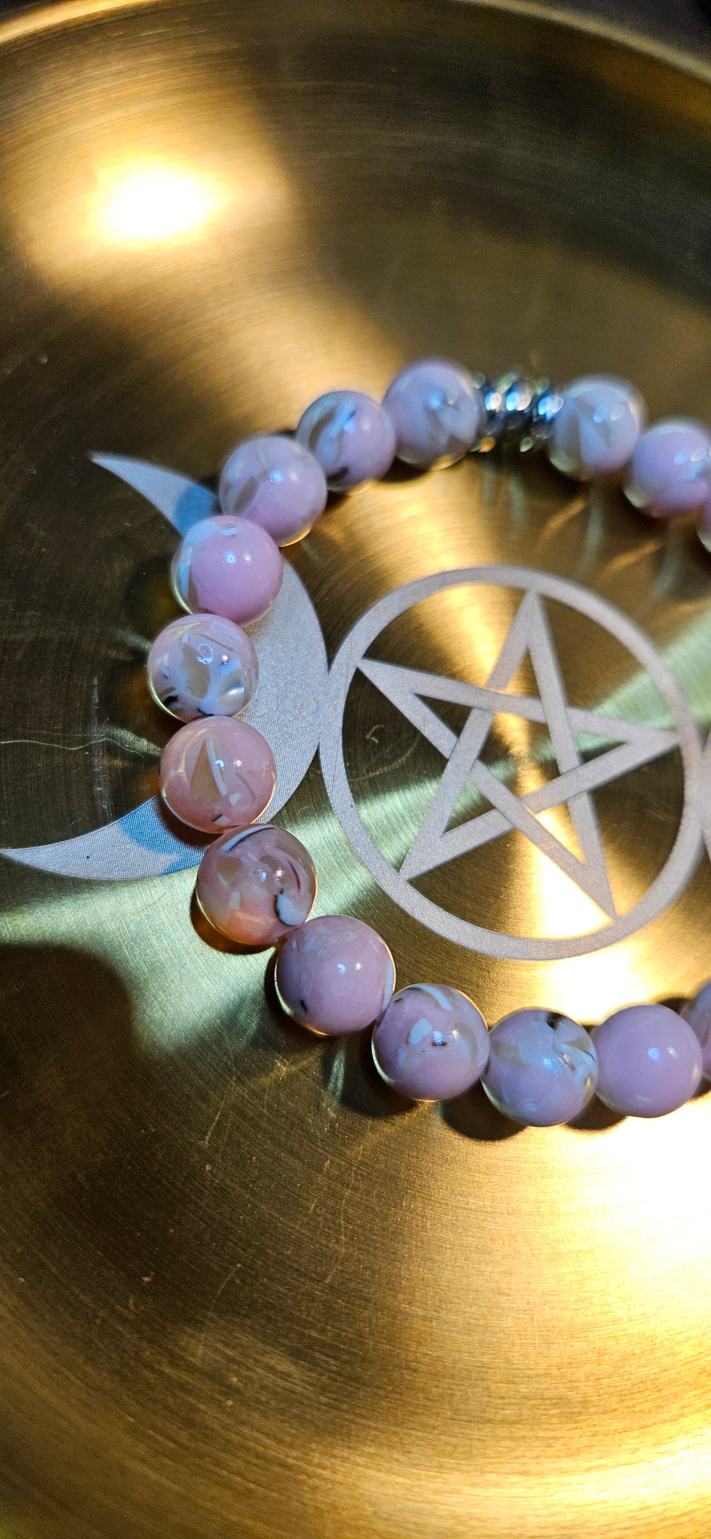 Pink Howlite Bracelet