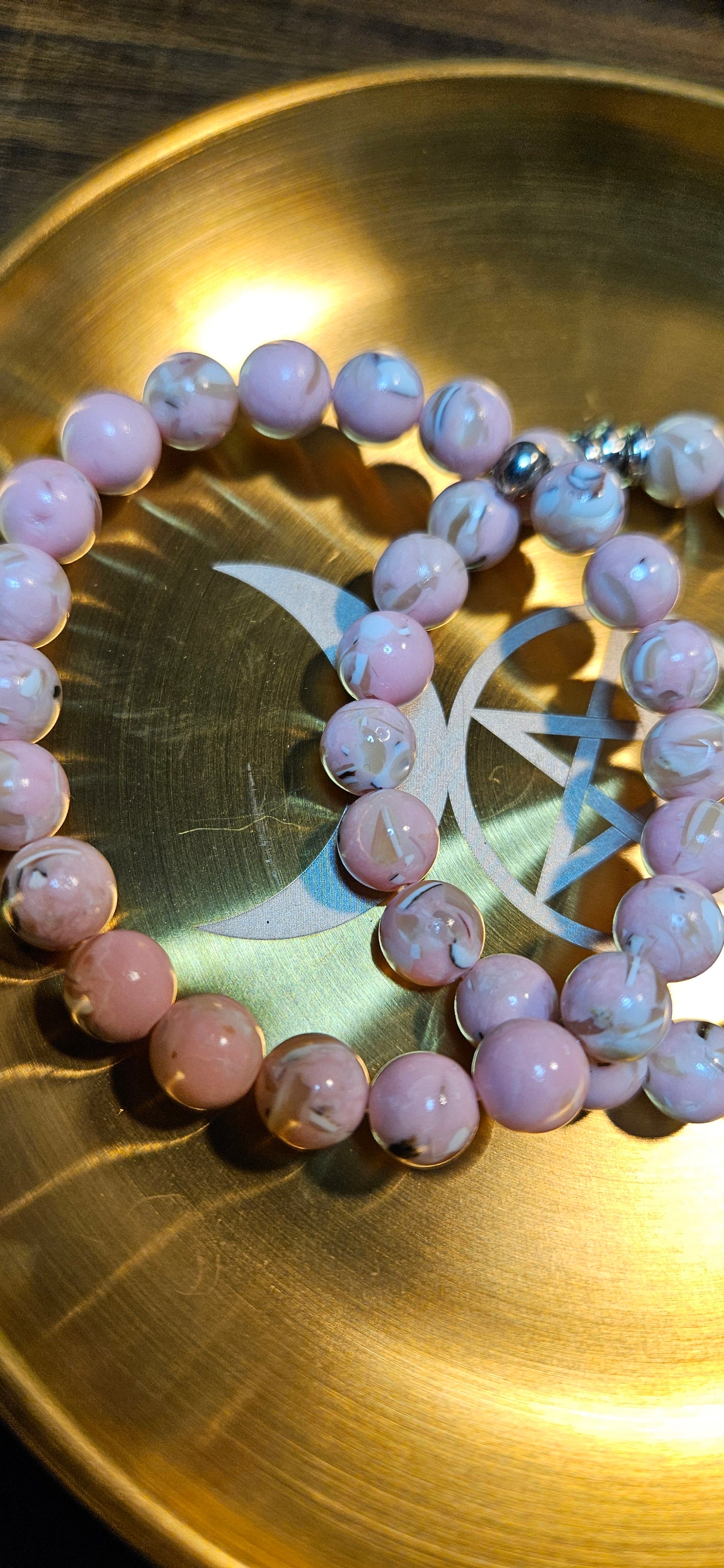 Pink Howlite Bracelet