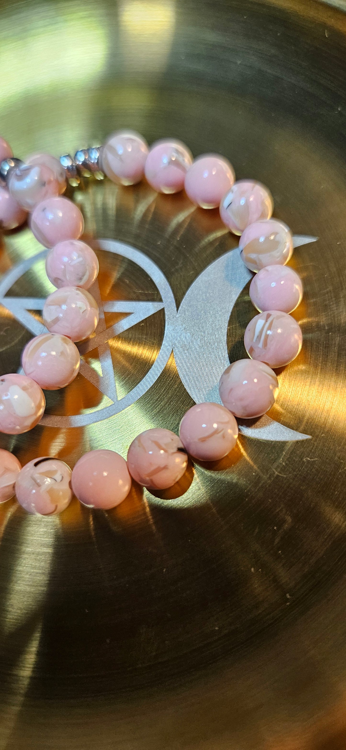 Pink Howlite Bracelet