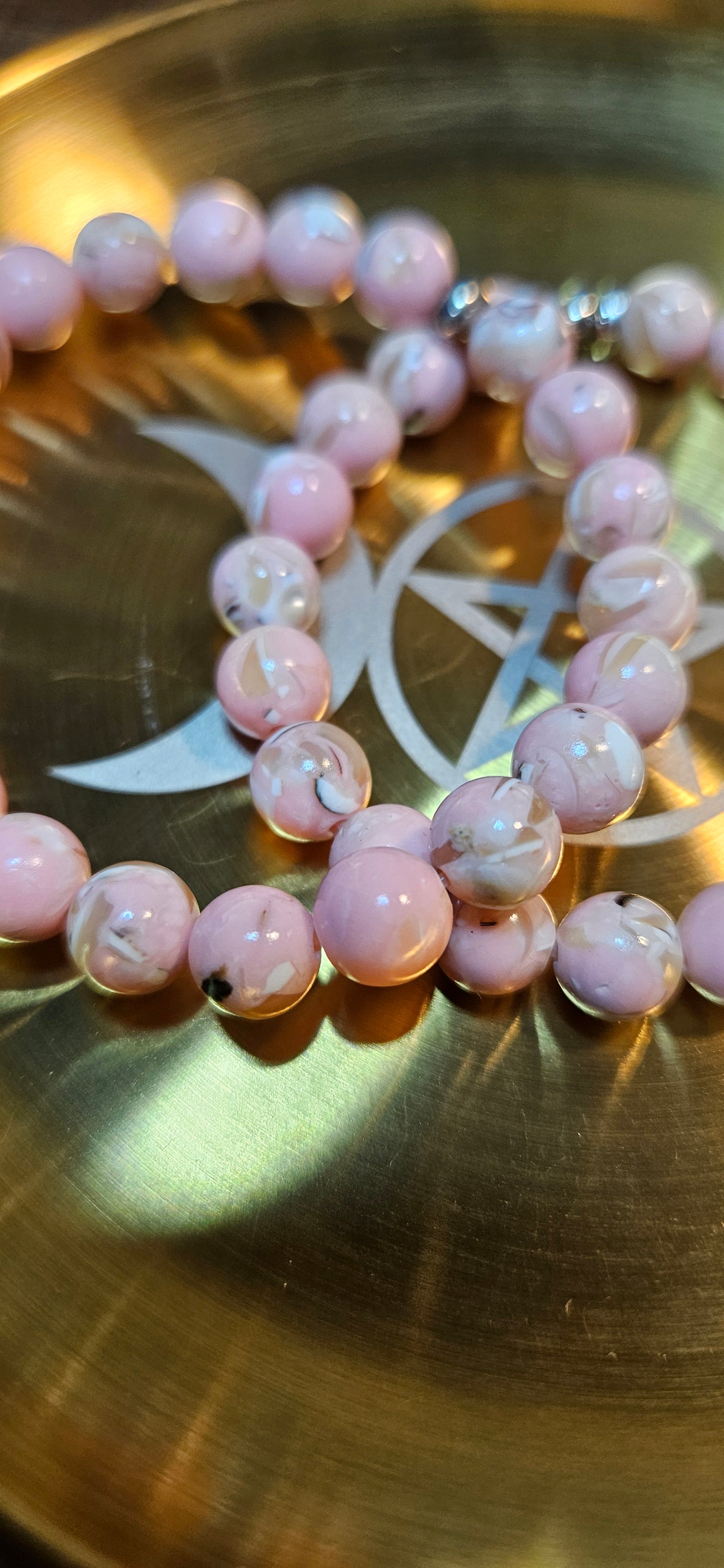 Pink Howlite Bracelet