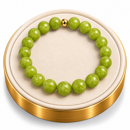 Peridot Bracelet – 7.5" Elastic Bracelet