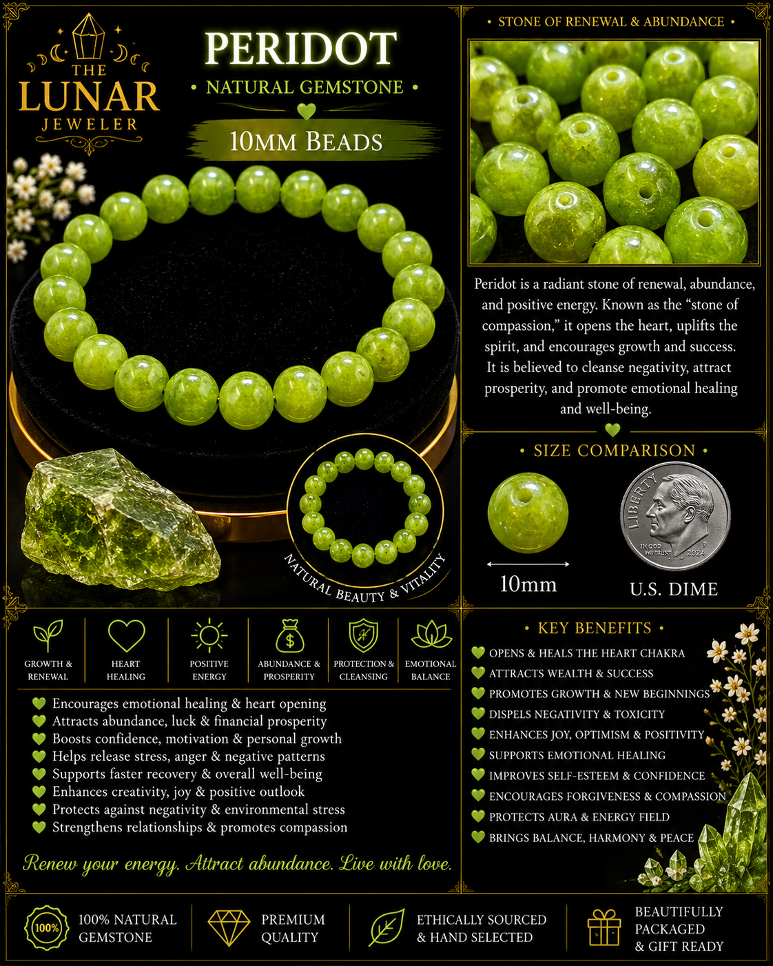 Peridot Bracelet – 7.5