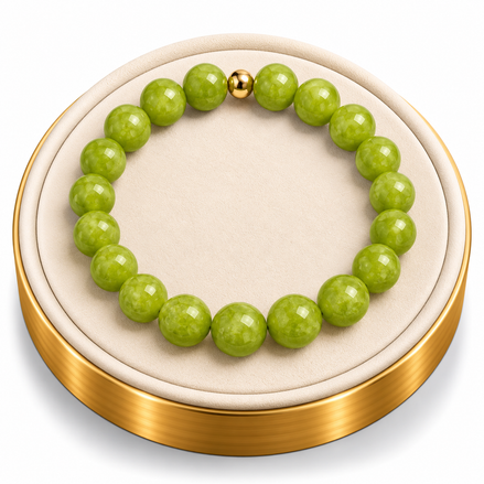 Peridot Bracelet – 7.5" Elastic Bracelet