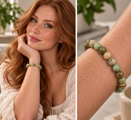 Phoenix Stone Bracelet – 7.5" Elastic Bracelet