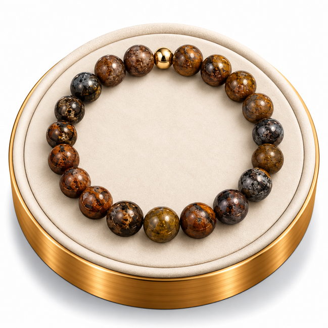 Pietersite Bracelet – 7.5" Elastic Bracelet