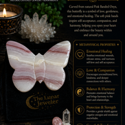 Hand-Carved Crystal Butterflies – Natural Gemstone Butterfly Carvings