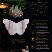 Hand-Carved Butterfly Wings – Natural Crystal & Gemstone Wing Carvings
