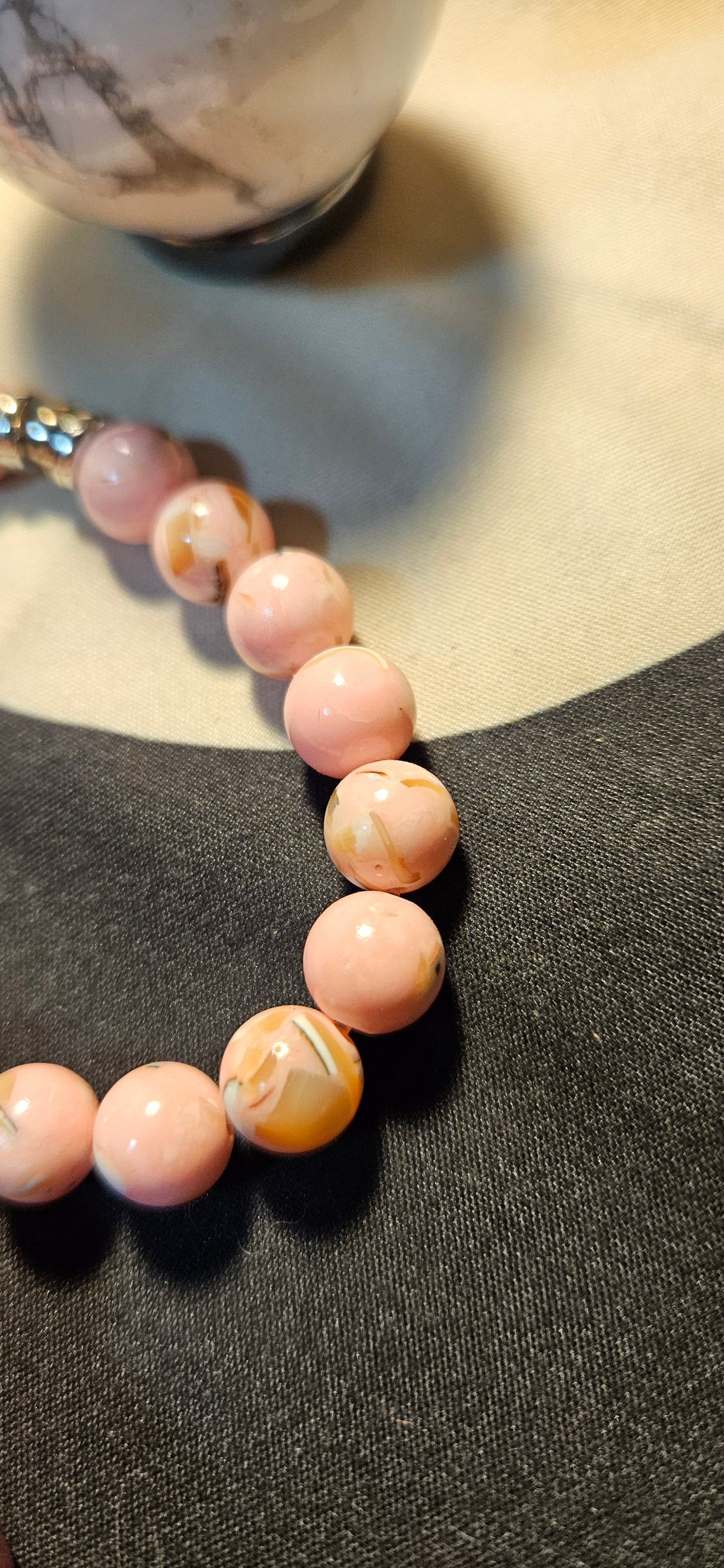 Pink Howlite Bracelet