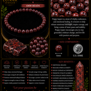 Poppy Jasper Bracelet – 7.5
