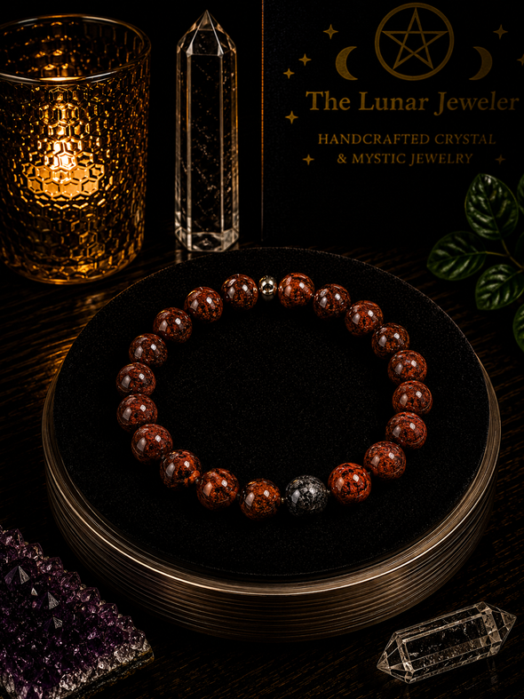 Poppy Jasper Bracelet – 7.5" Elastic Bracelet