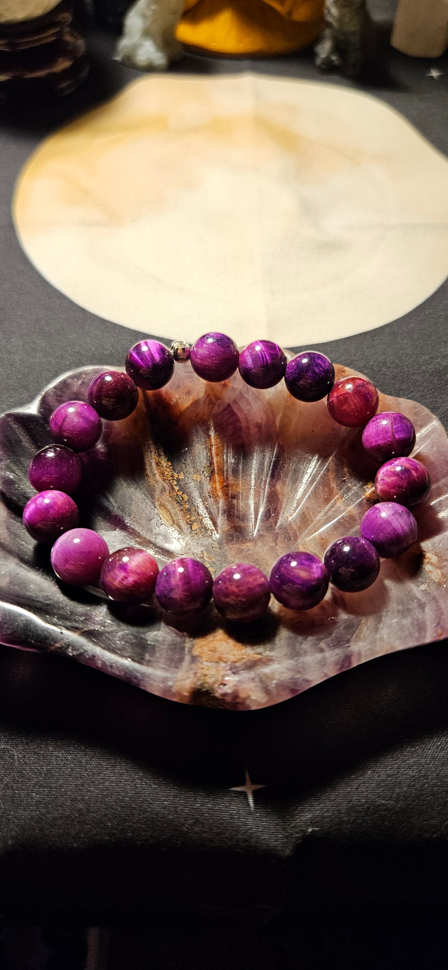 Purple Tiger's Eye Bracelet