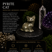 Hand-Carved Crystal Cats – Natural Gemstone Cat Carvings