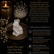 Crystal Rabbit Carvings – Hand-Carved Natural Gemstone Rabbits