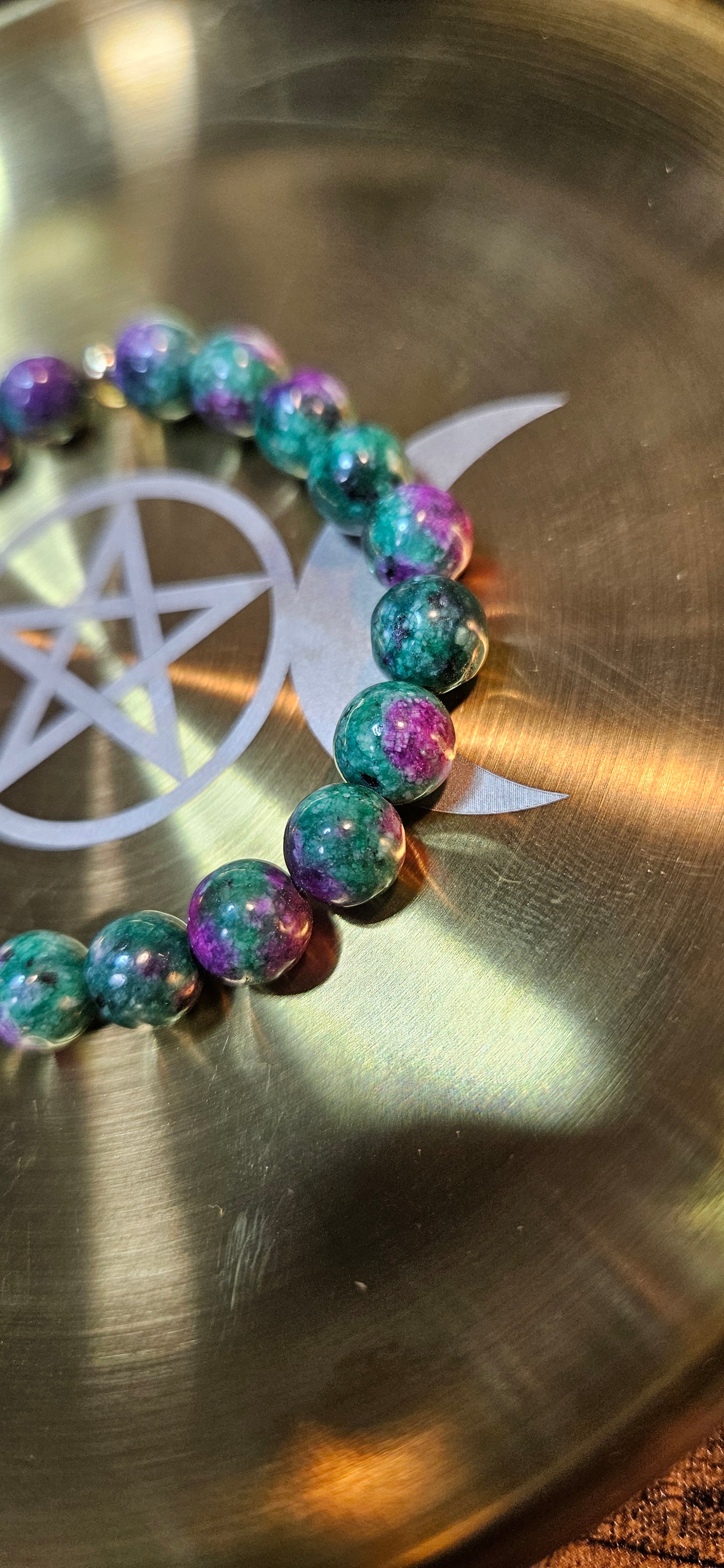 Ruby Zoisite Bracelet