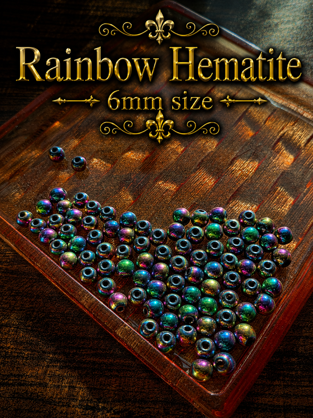 Rainbow Hematite Bracelet – 7.5