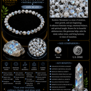 Rainbow Moonstone Bracelet – 7.5