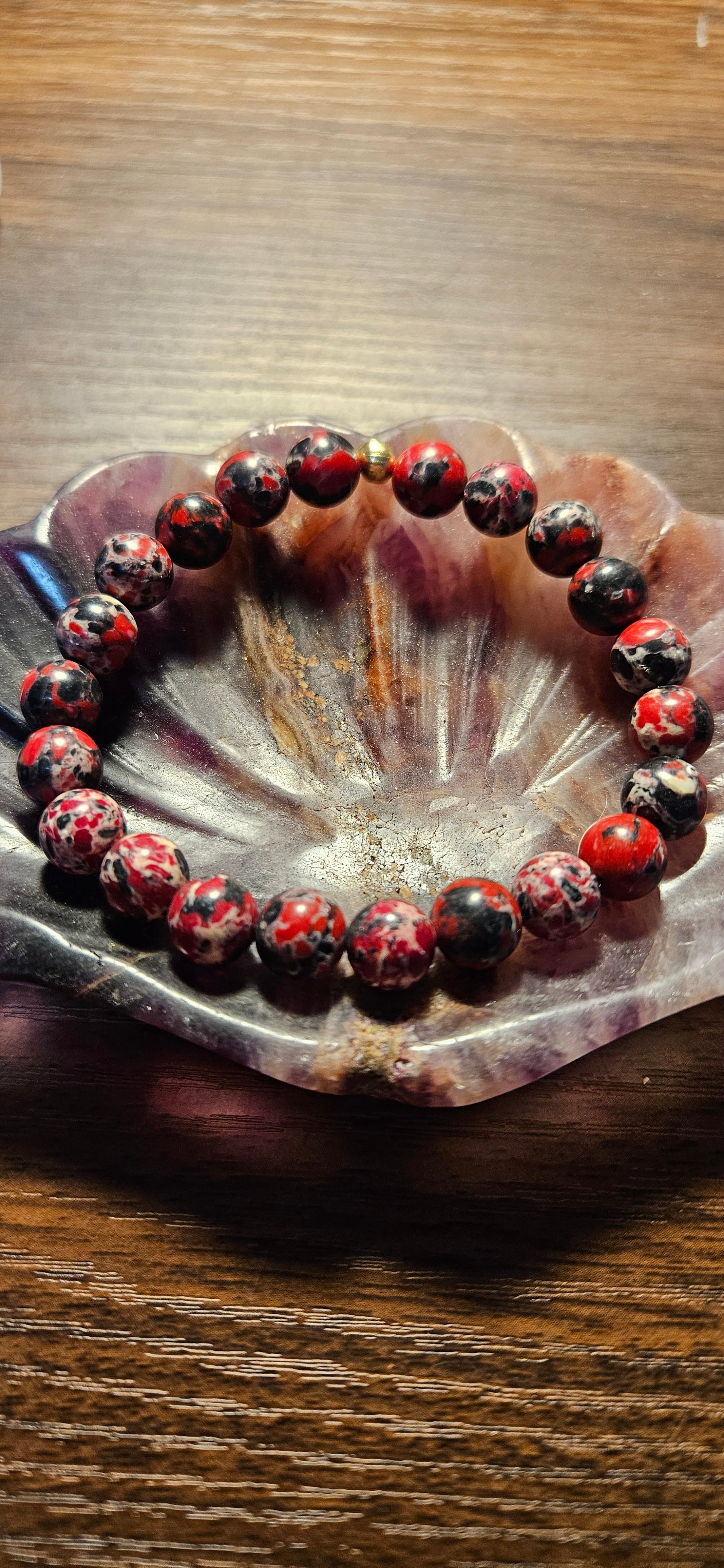 Red/Black Jasper Bracelet