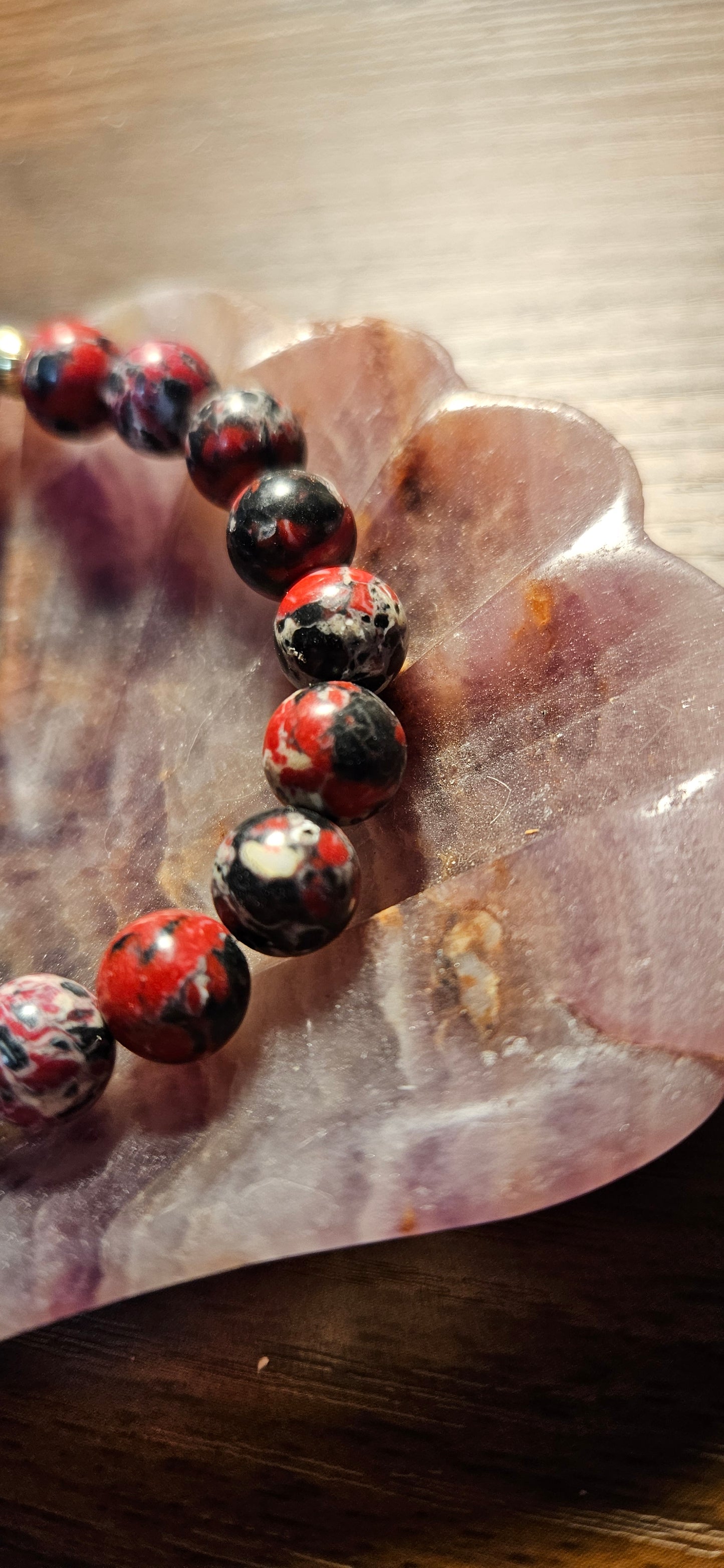 Red/Black Jasper Bracelet