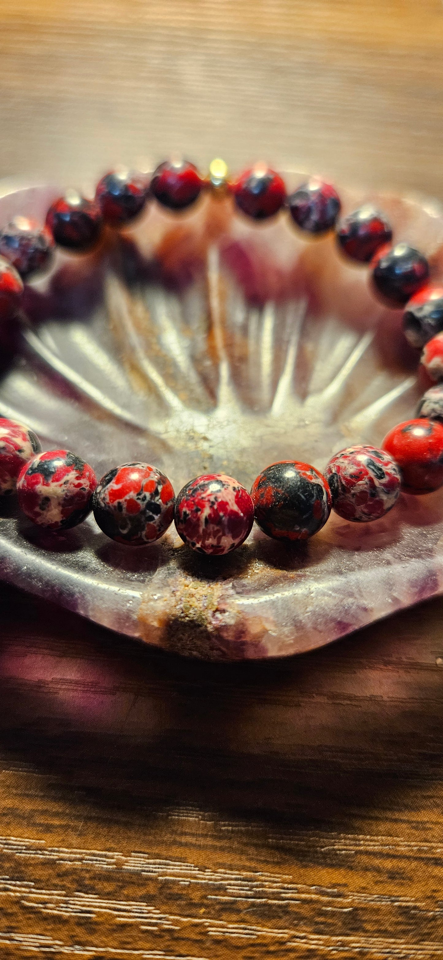 Red/Black Jasper Bracelet