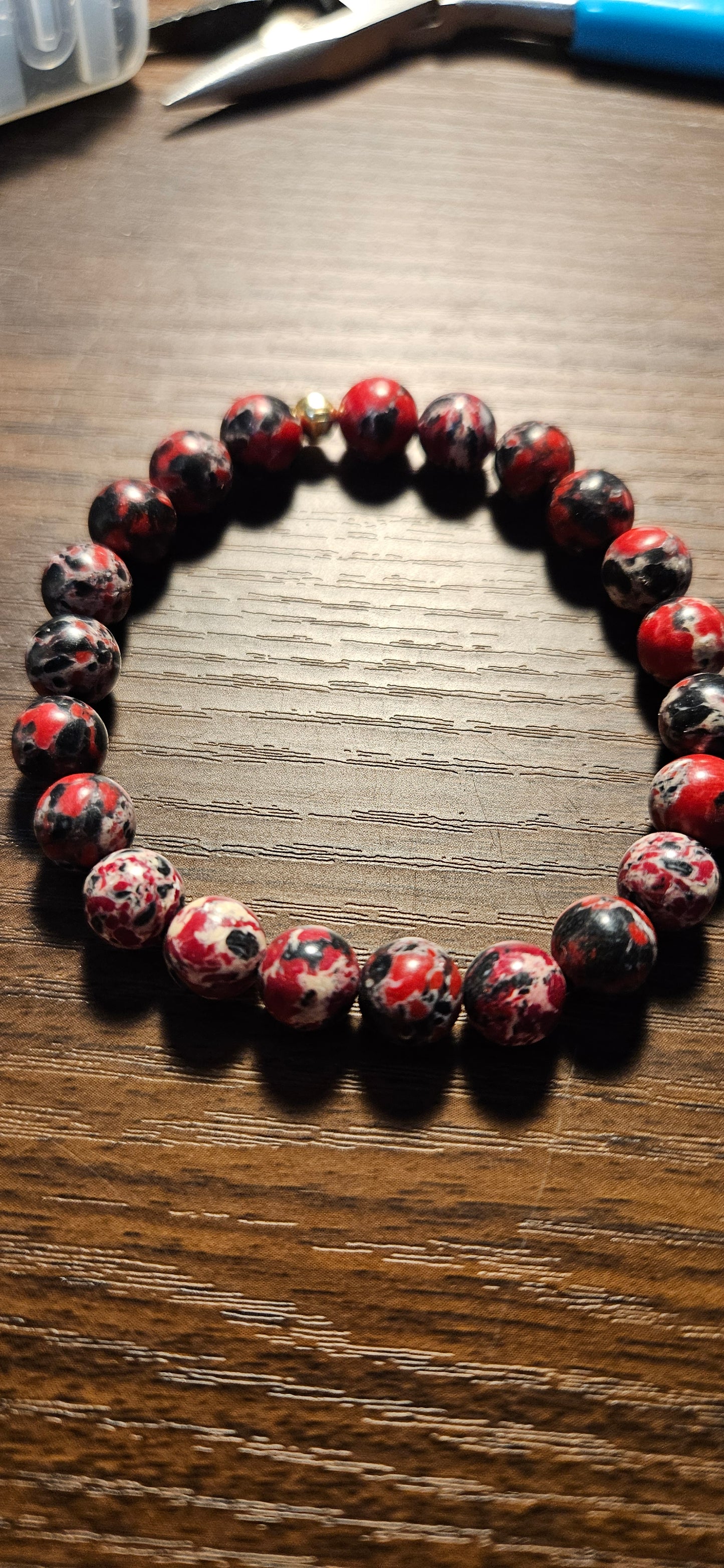 Red/Black Jasper Bracelet