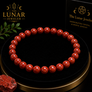 Red Jasper Bracelet – 7.5
