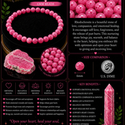 Rhodochrosite Bracelet – 7.5