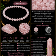 Rose Quartz Bracelet – 7.5