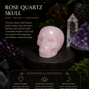 Crystal Skull Carving – Hand-Carved Natural Gemstone Skull