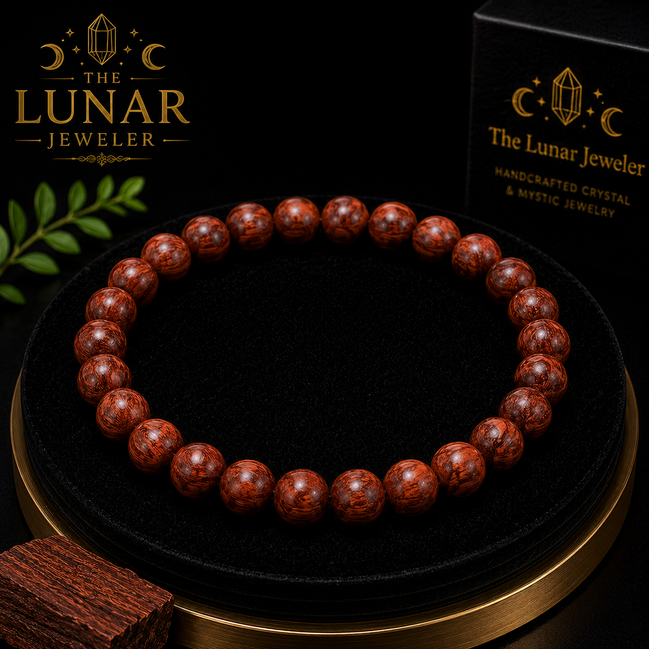 Rosewood Bracelet – 7.5" Elastic Bracelet