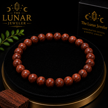 Rosewood Bracelet – 7.5" Elastic Bracelet