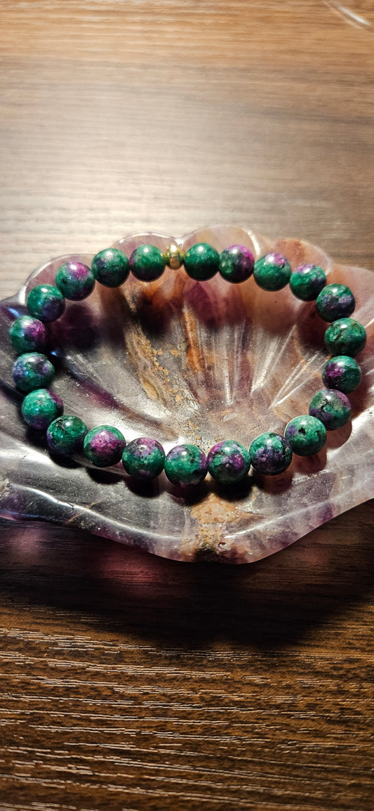 Ruby Zoisite Bracelet