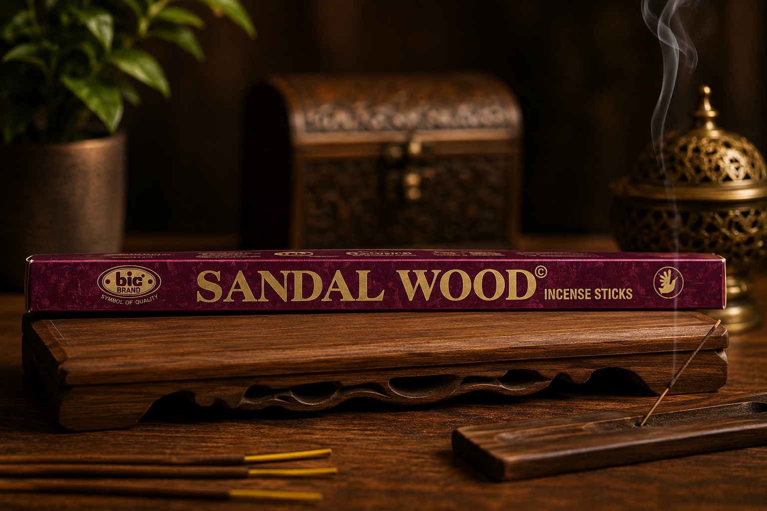 Natural Sandalwood Incense | 100% Natural Hand-Rolled Incense